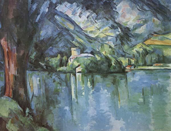 Paul Cezanne The Lac d'Annecy Sweden oil painting art